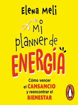 cover image of Mi planner de energia
